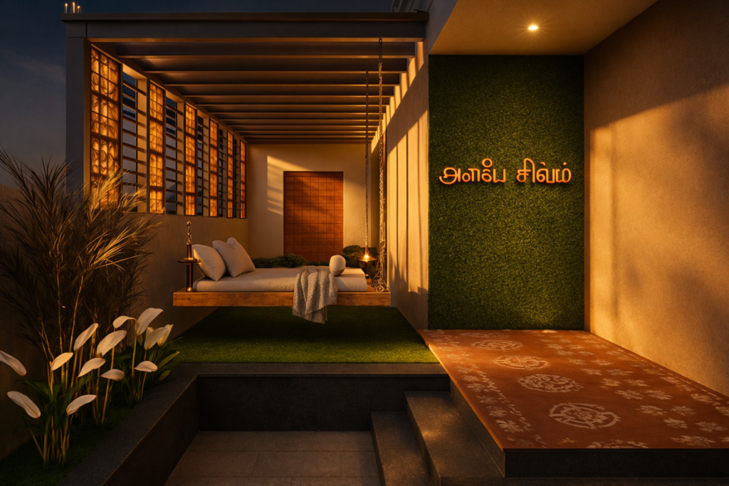 Mrs. Saranya – Outdoor Sit-out